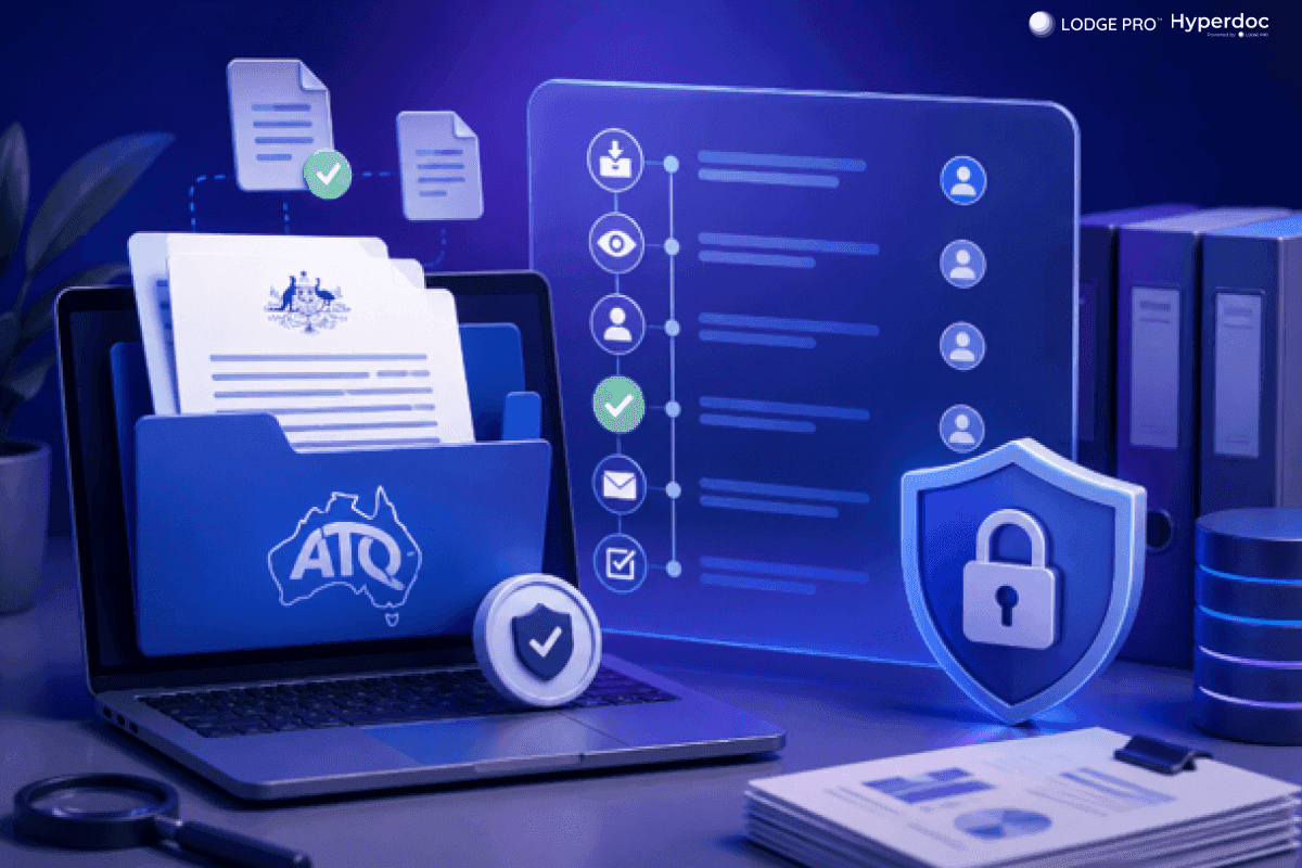 Audit trail workflow for ATO document processing in an Australian accounting firm