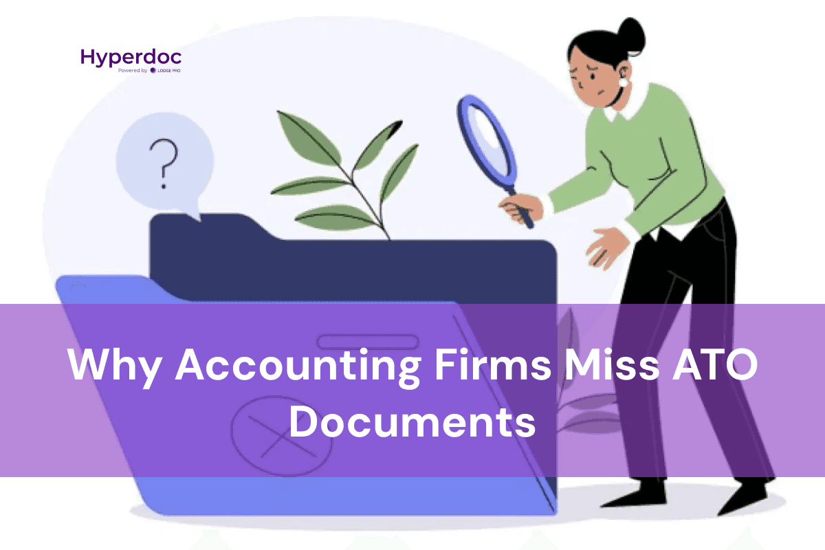 Accounting practice team tracking ATO correspondence through a structured workflow