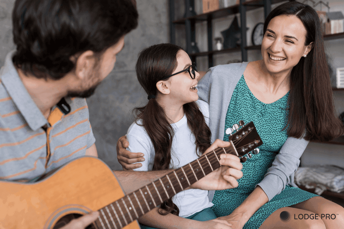Parents reviewing estate planning documents to set up a testamentary trust for minor children